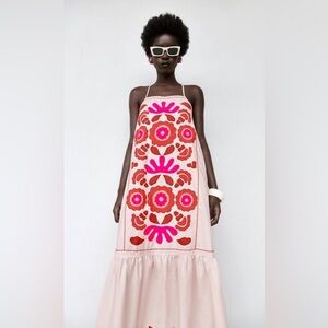 ZARA Limited Edition Embroidered Dress